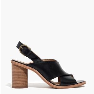 Madewell Ruthie Crisscross Sandal In Leather